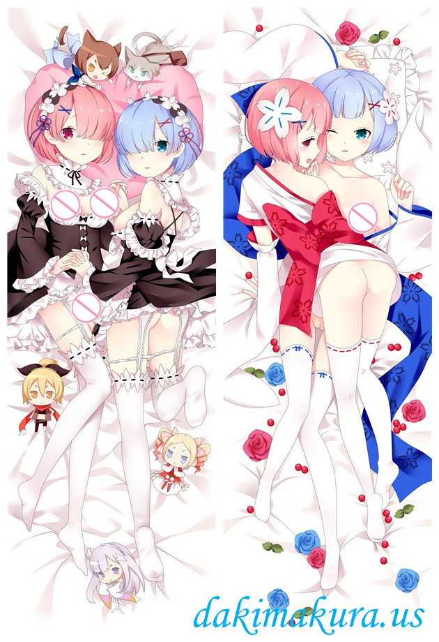 Ram and Rem - Re Zero Anime Dakimakura Japanese Love Body PillowCases